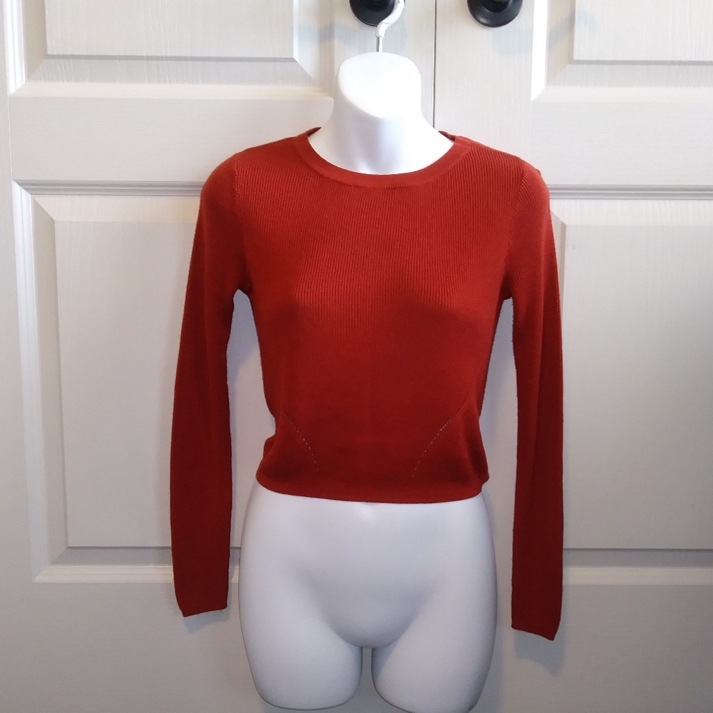 Lightly cropped sweater